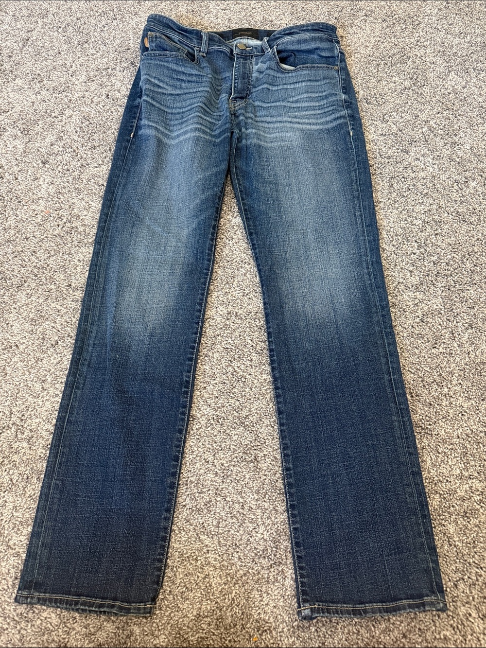 Men's Classic  slim Straight Fit Blue Jeans